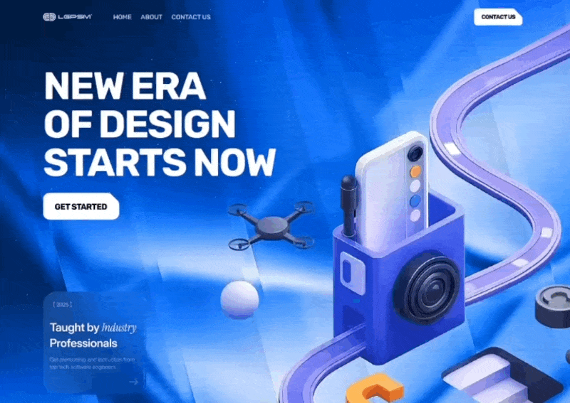 New Era Bold Hero &mdash; Agency website build-prompt