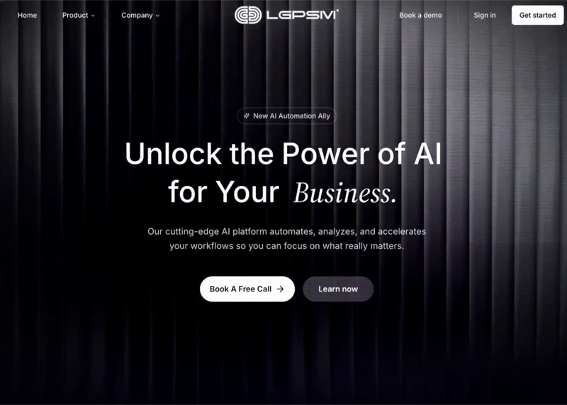 AI Automation Hero &mdash; AI / SaaS website build-prompt