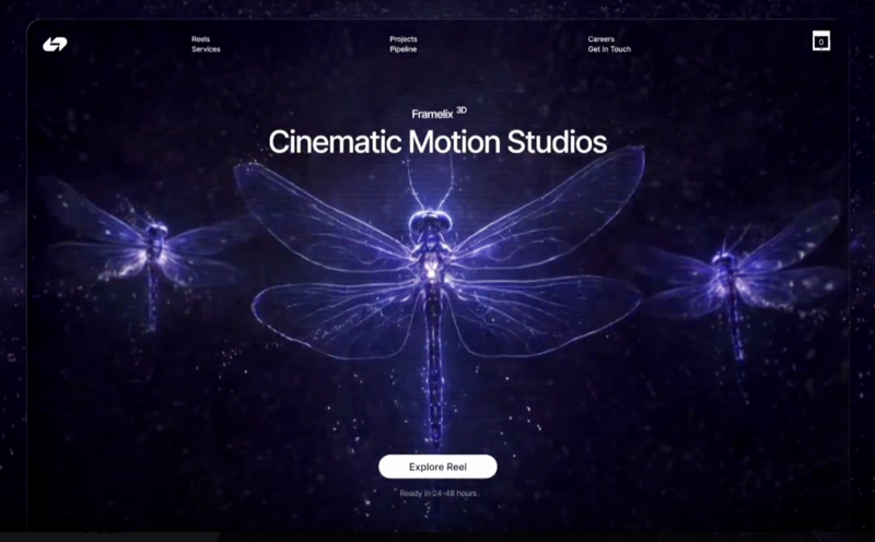 Framelix 3D Studios &mdash; Agency website build-prompt