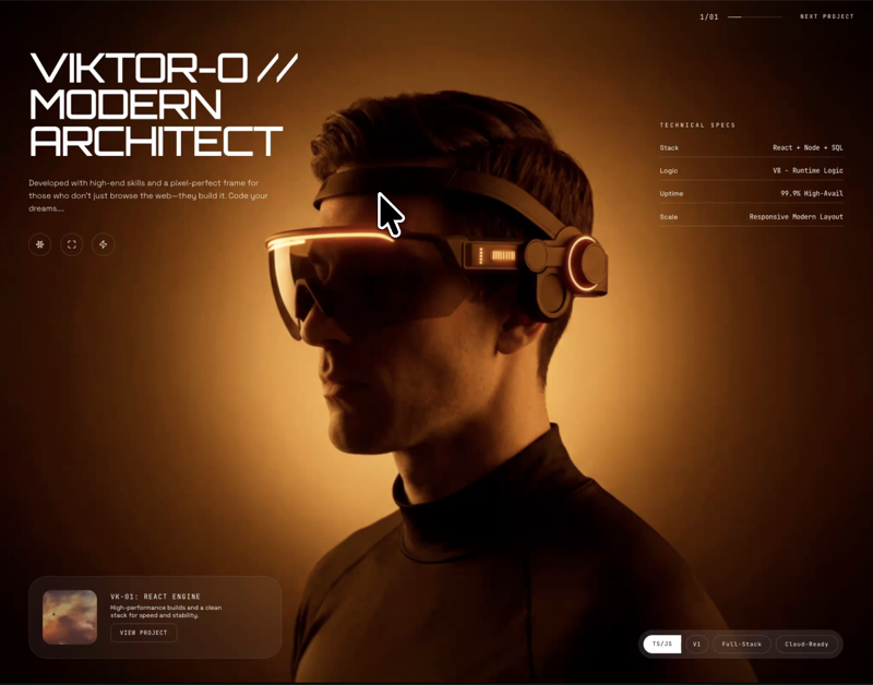 Viktor Portfolio &mdash; Portfolio website build-prompt