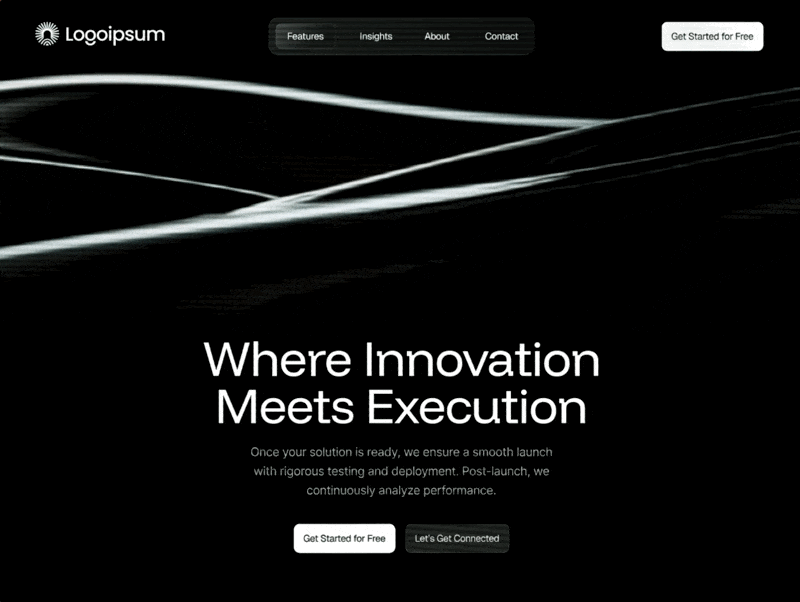 Synapse Dark Hero &mdash; SaaS website build-prompt