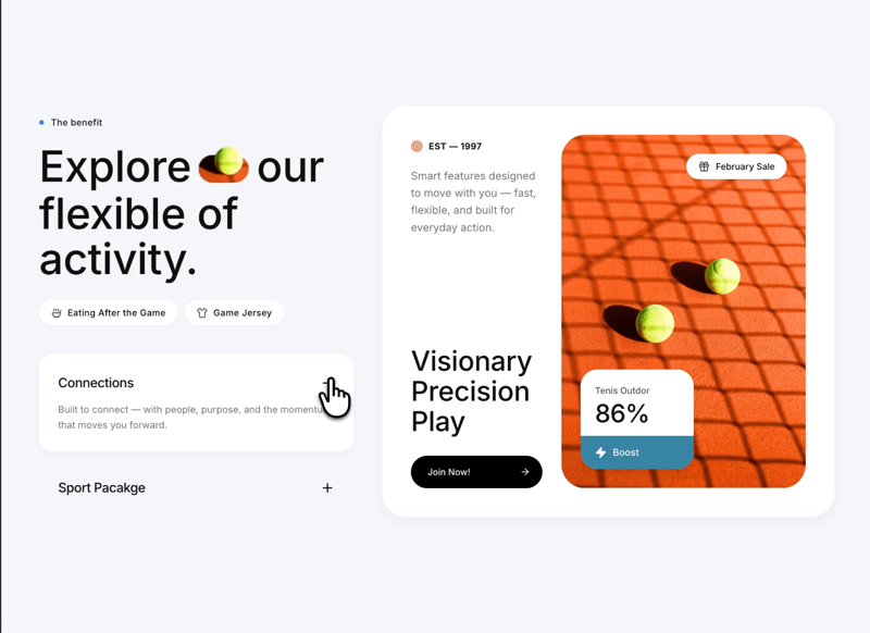 Benefits Features &mdash; Features Section website build-prompt
