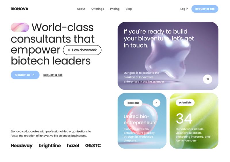 Bionova Biotech &mdash; SaaS website build-prompt