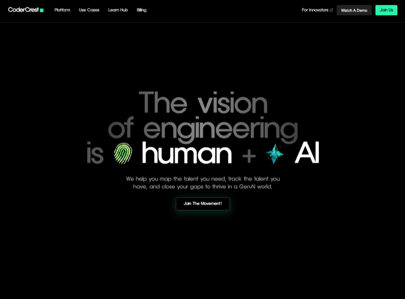 CoderCrest &mdash; SaaS website build-prompt