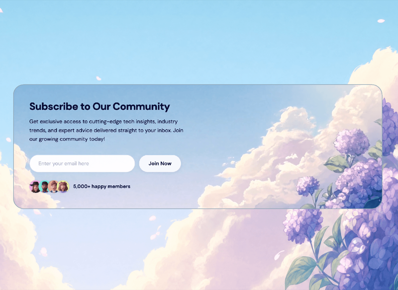 Community CTA &mdash; CTA Section website build-prompt