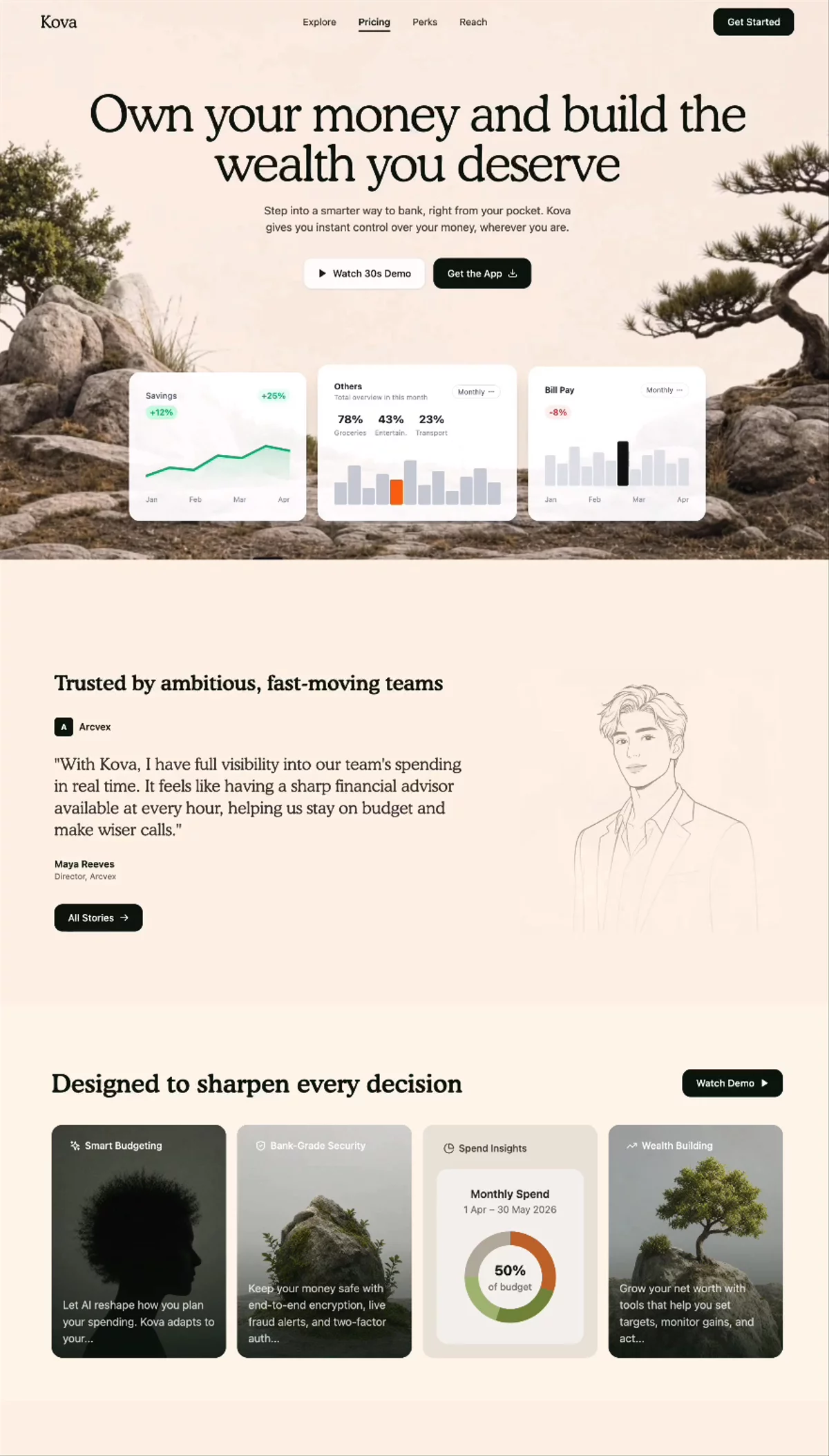 Evergreen Finance &mdash; Fintech website build-prompt