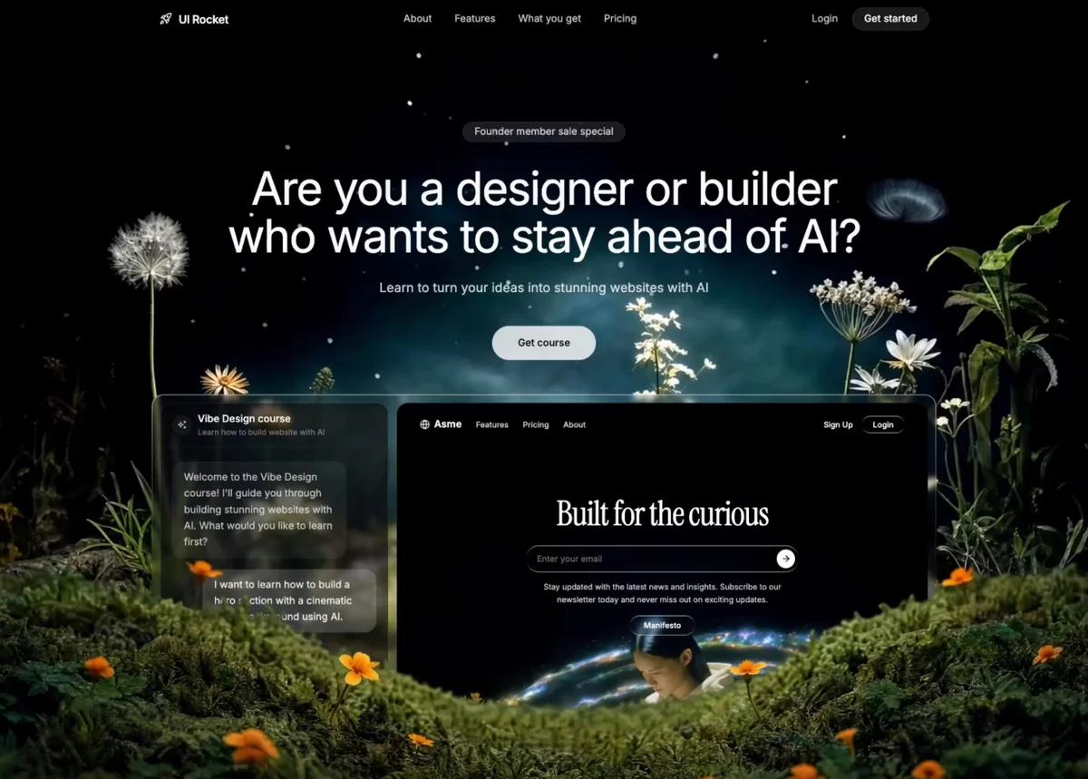 Growth Marketing SaaS &mdash; Hero Section website build-prompt