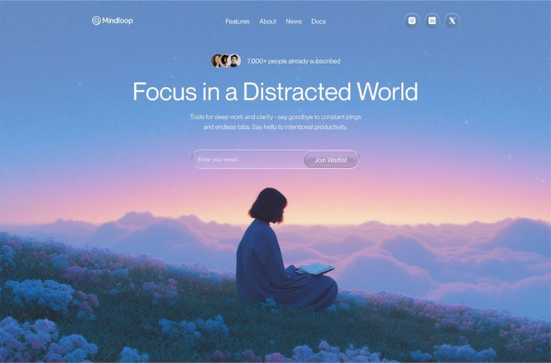 Mindloop &mdash; SaaS website build-prompt