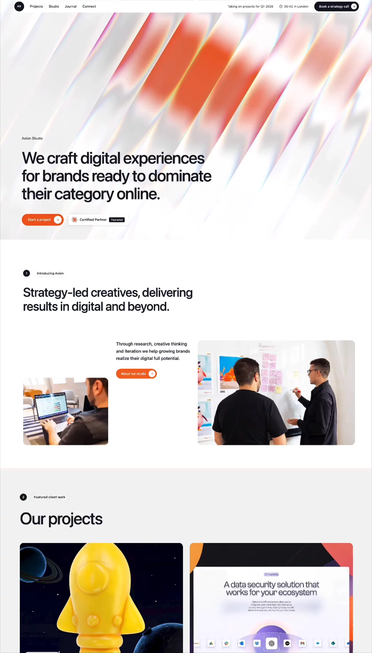 Modern Agency &mdash; Agency website build-prompt