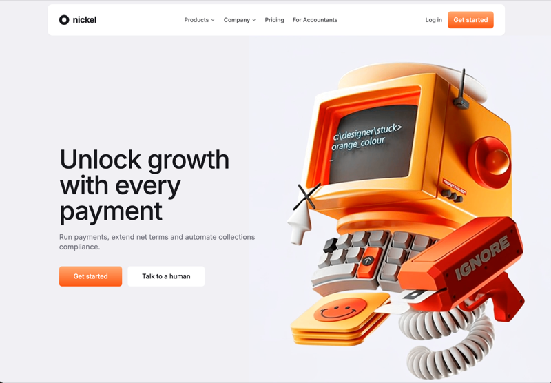 Nickel Payments &mdash; SaaS website build-prompt