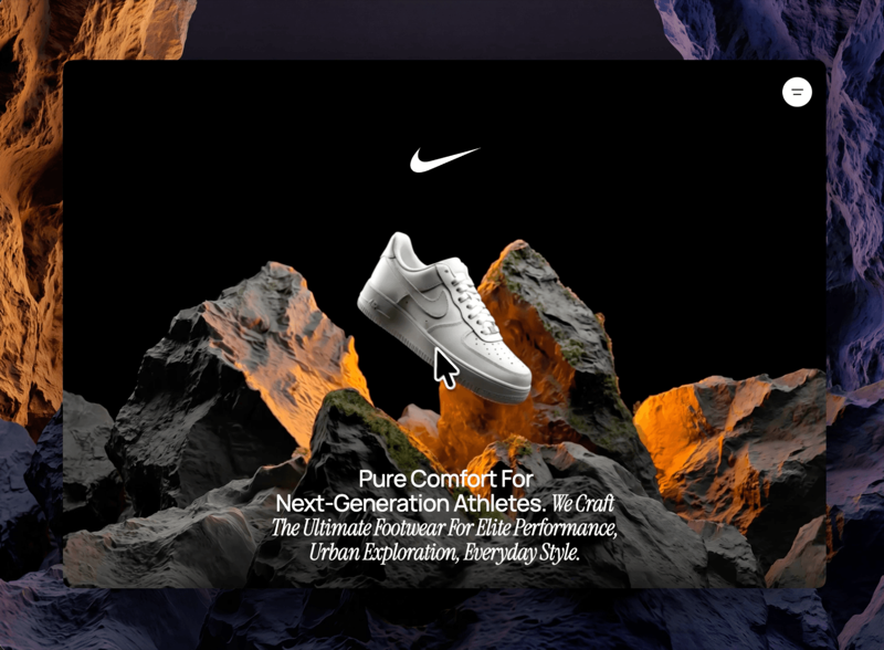 Nike Premium Landing &mdash; Landing Page website build-prompt