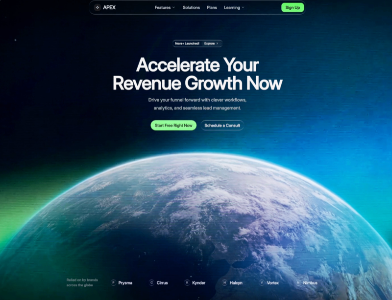 Planet Orbit &mdash; SaaS website build-prompt