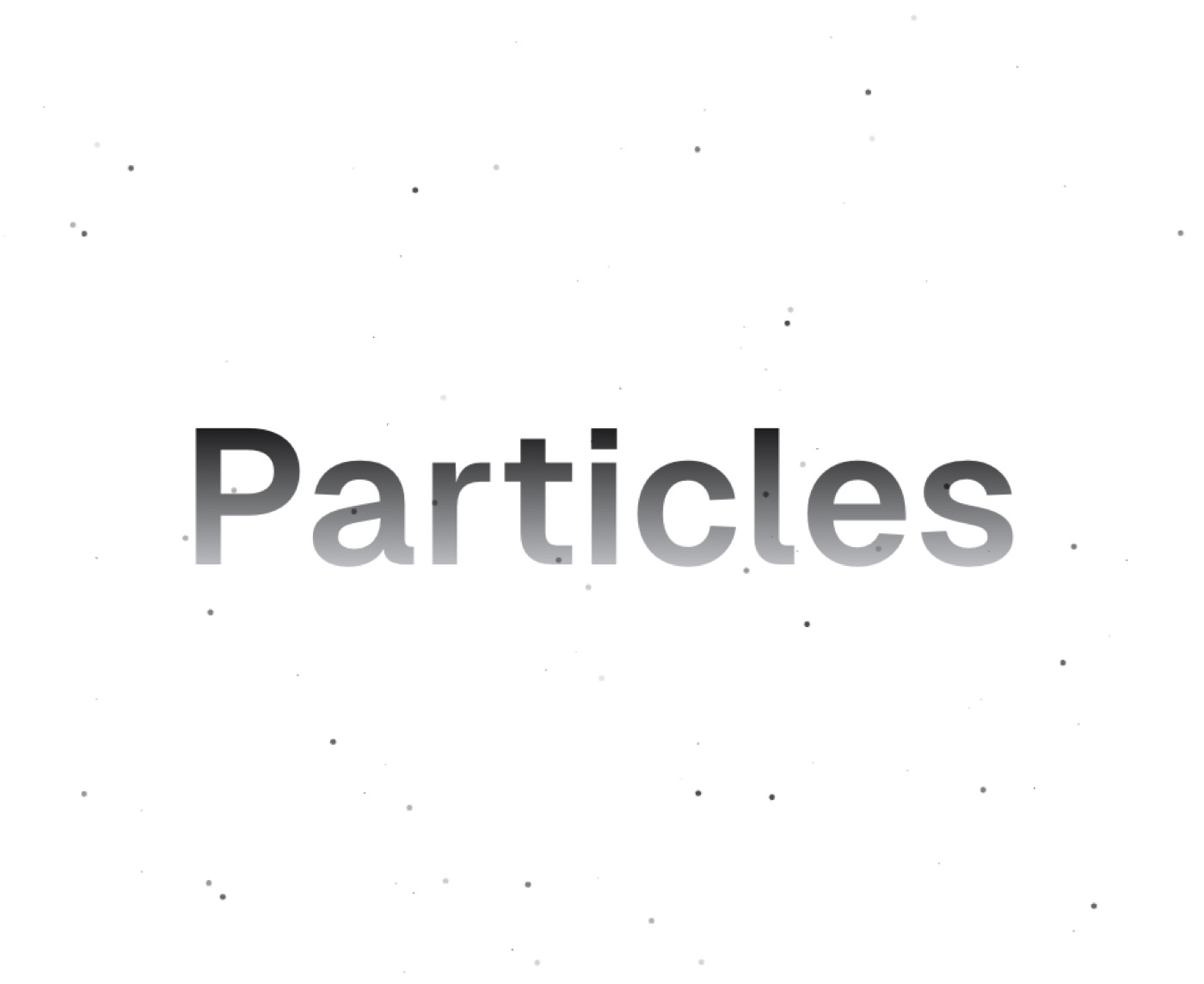Particles &mdash; Background website build-prompt
