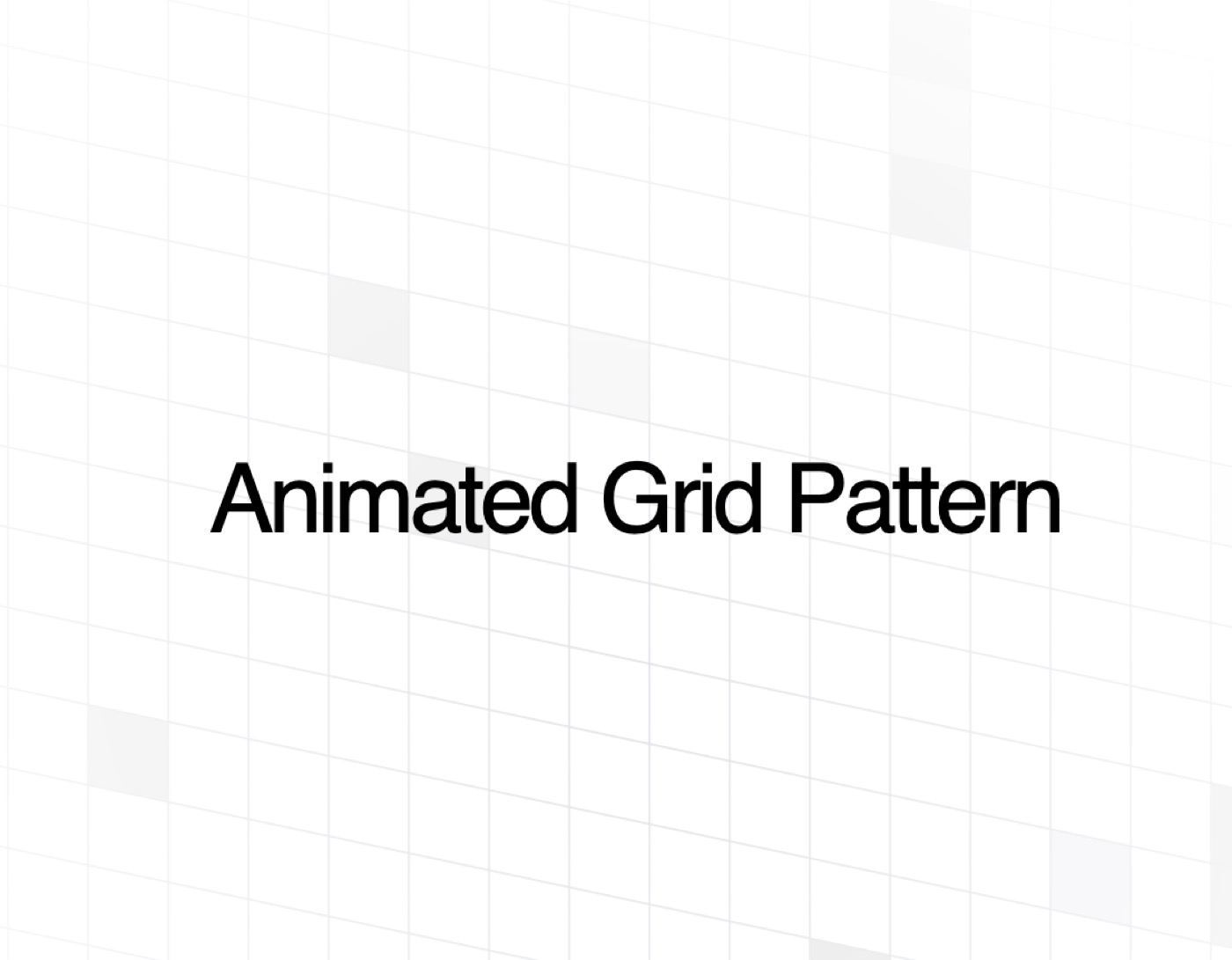 Animated Grid Pattern &mdash; Background website build-prompt