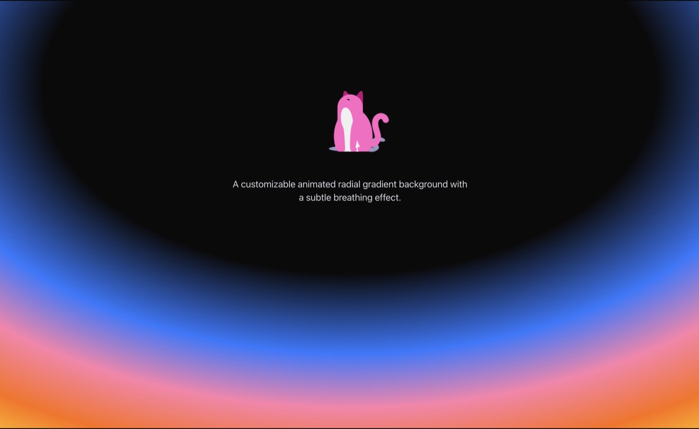 Animated Gradient Background &mdash; Background website build-prompt