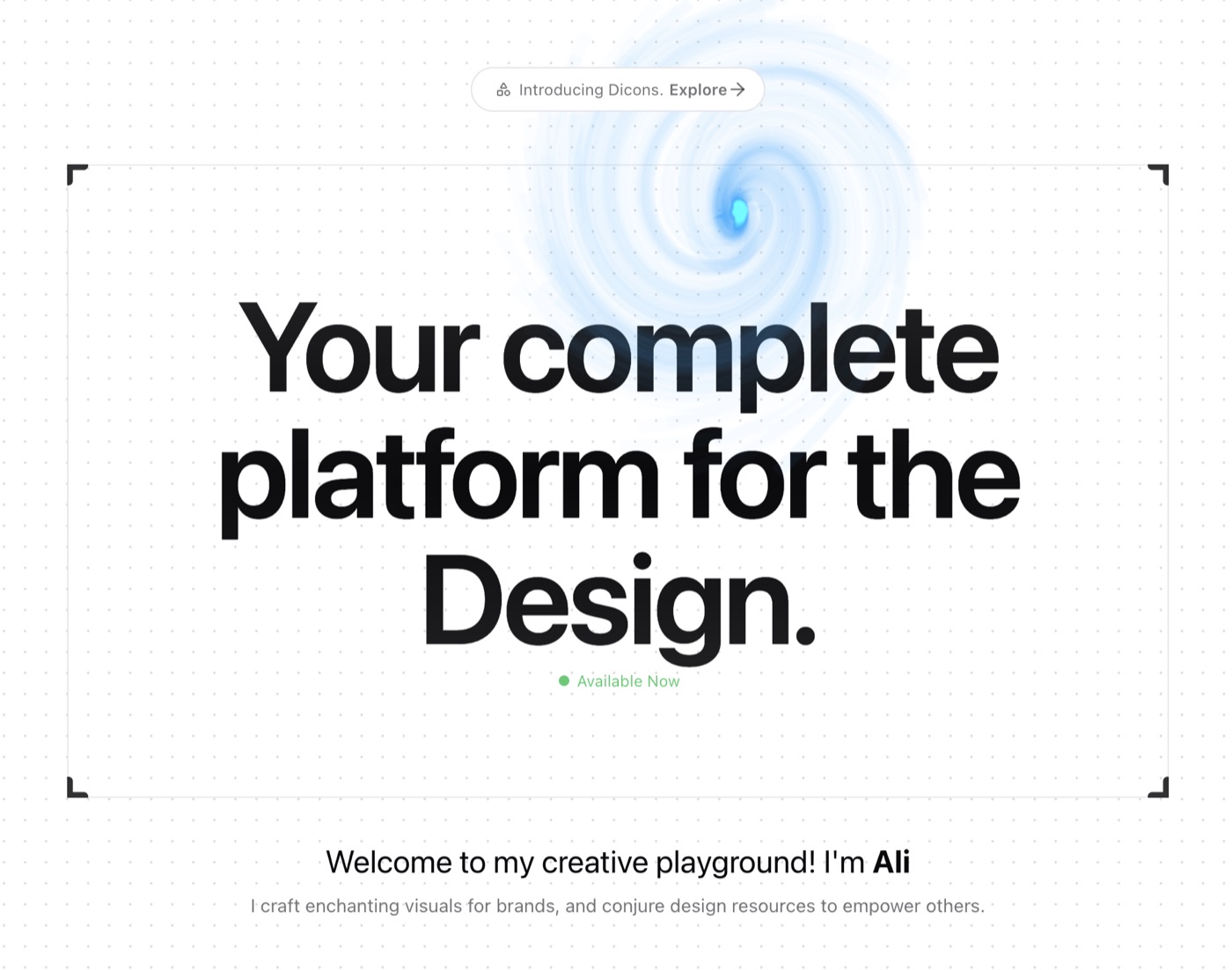 Canvas &mdash; Component website build-prompt