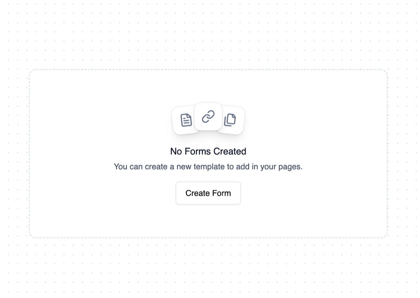 Empty State &mdash; Component website build-prompt