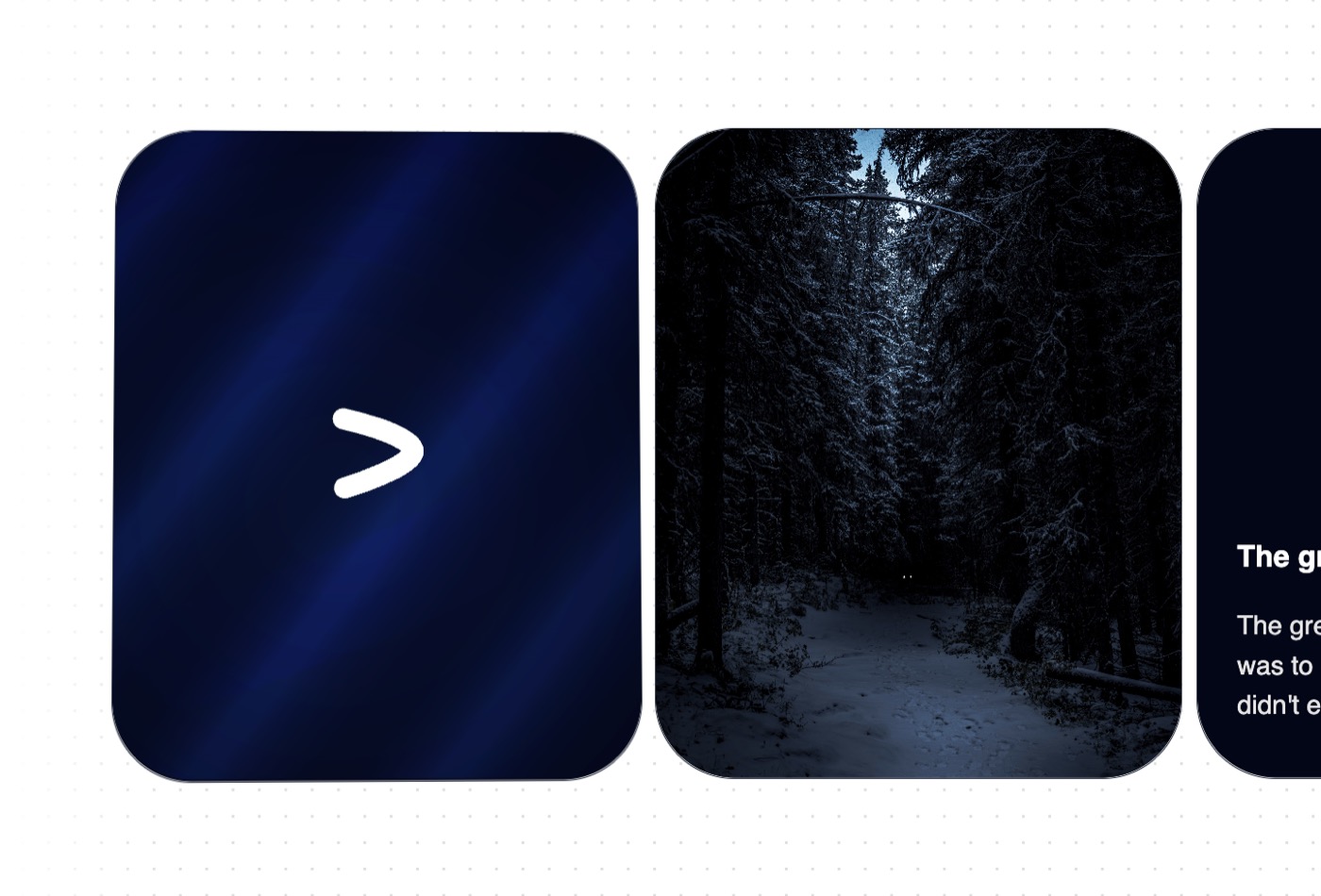 Glare Card &mdash; Card website build-prompt
