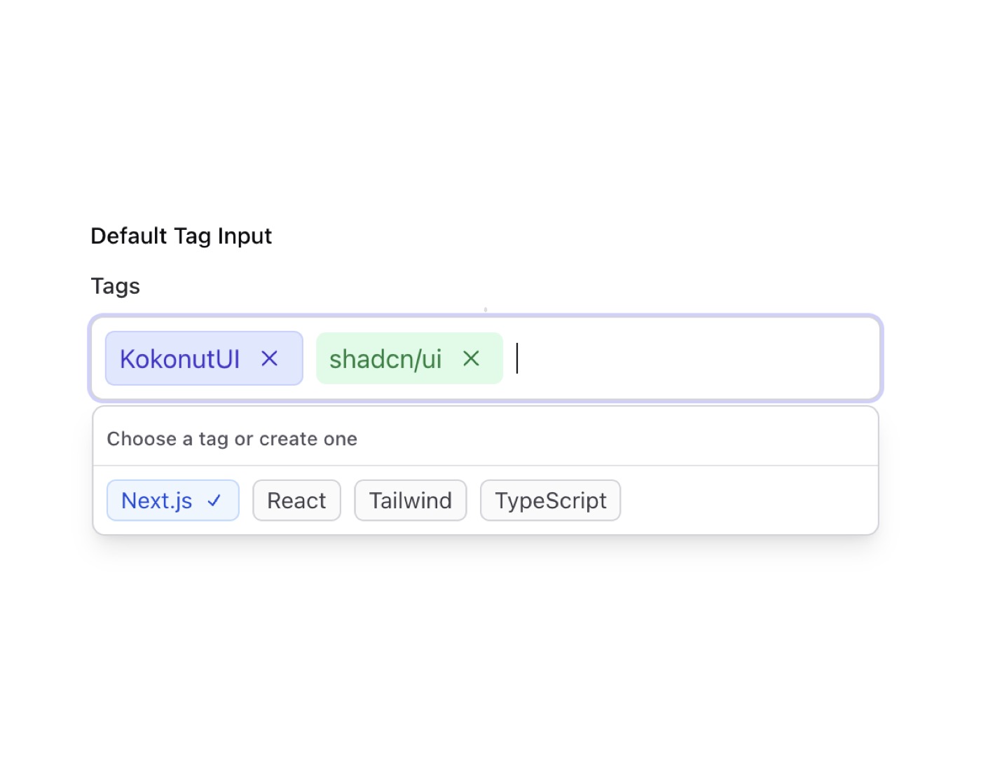 Tag Input &mdash; Form website build-prompt