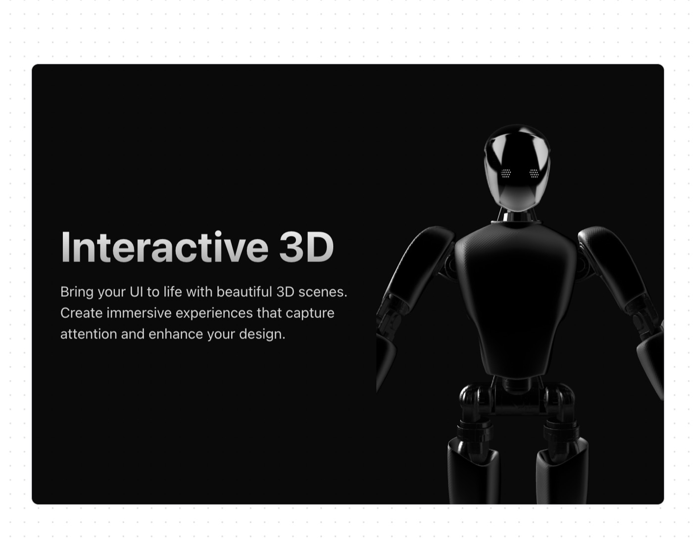 Spline Scene &mdash; Background website build-prompt
