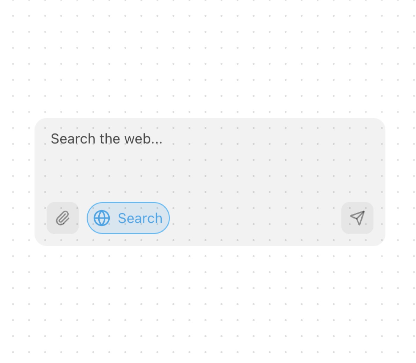 AI Input With Search &mdash; Form website build-prompt