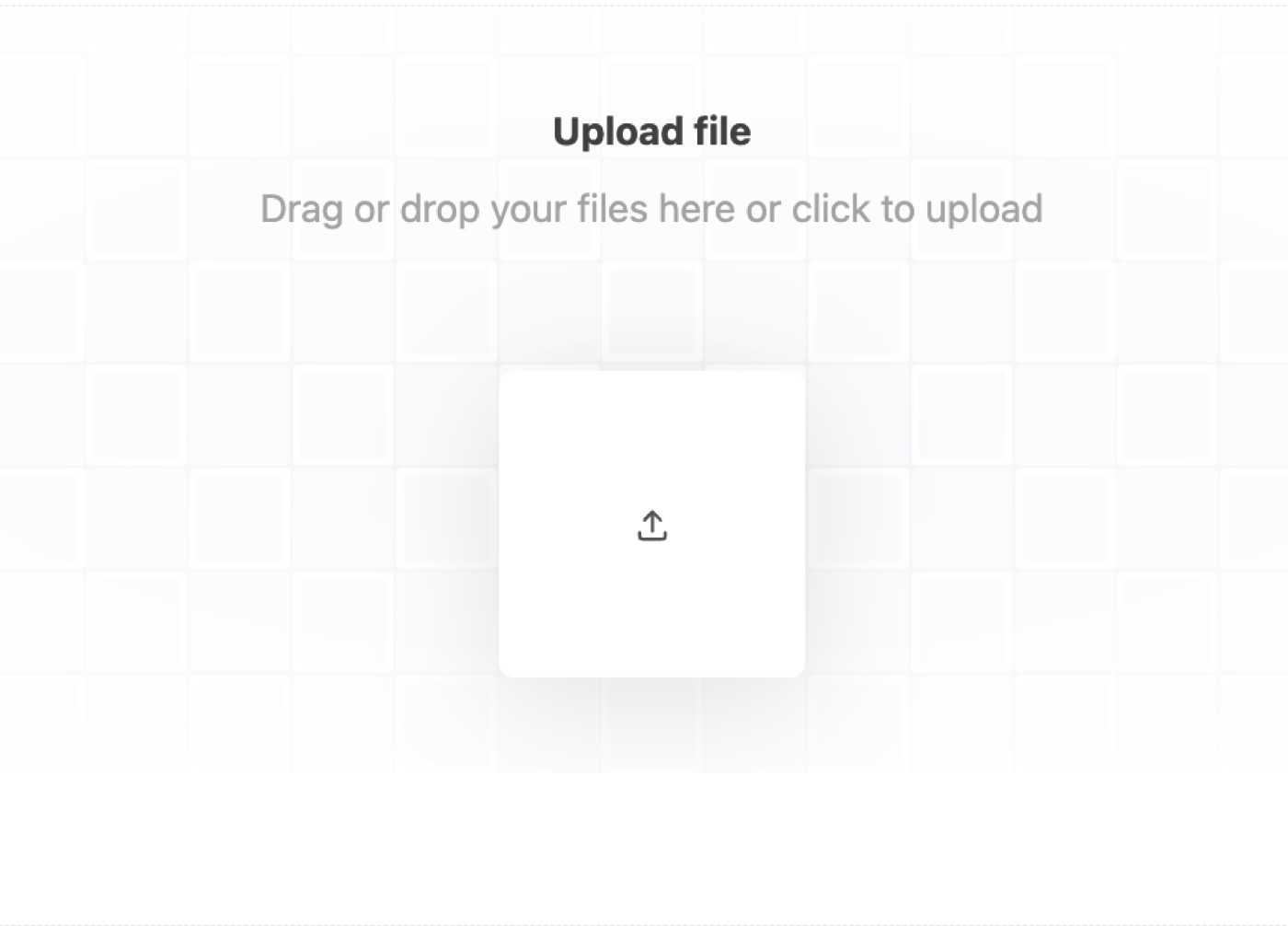 File Upload &mdash; Component website build-prompt