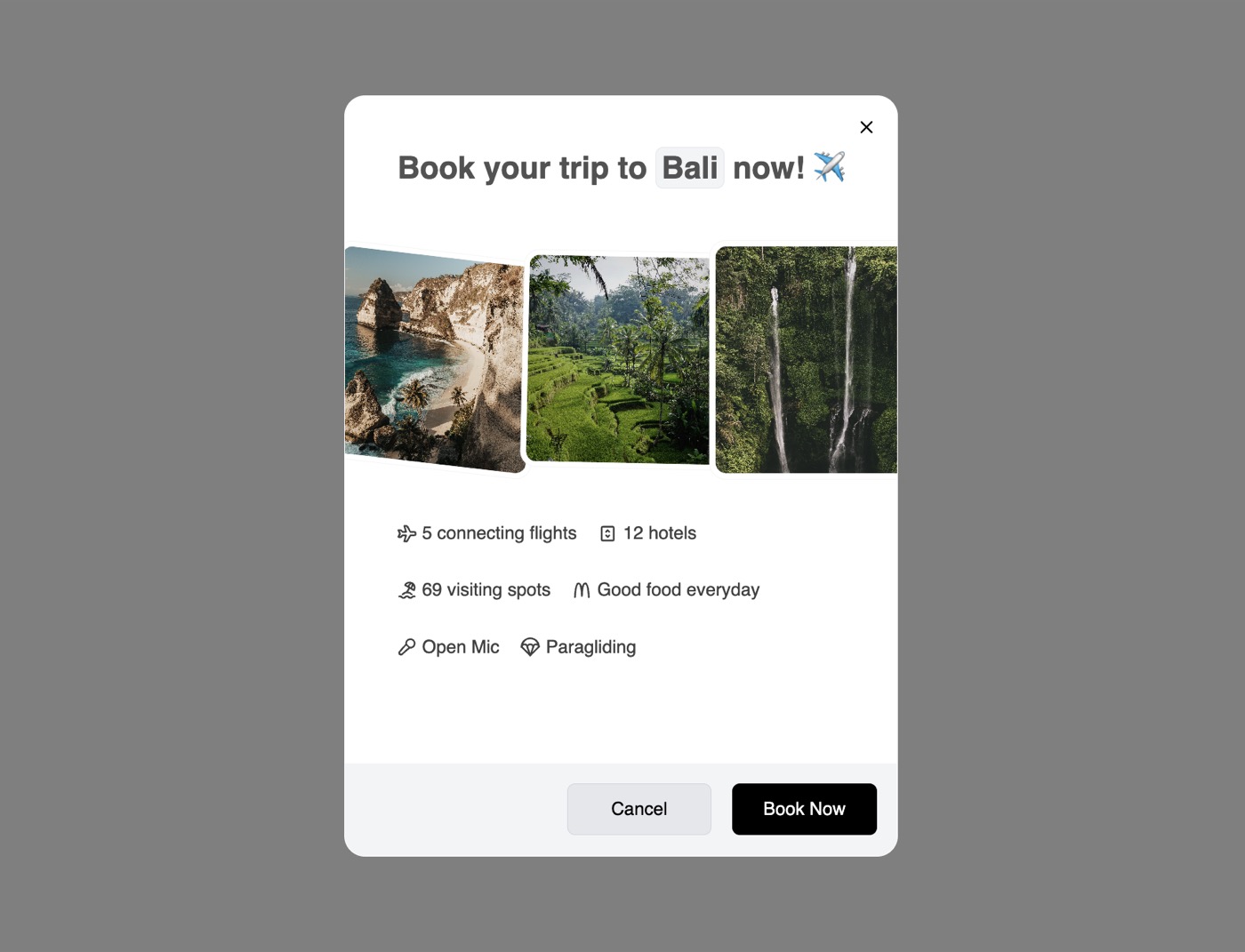 Animated Modal &mdash; Form website build-prompt