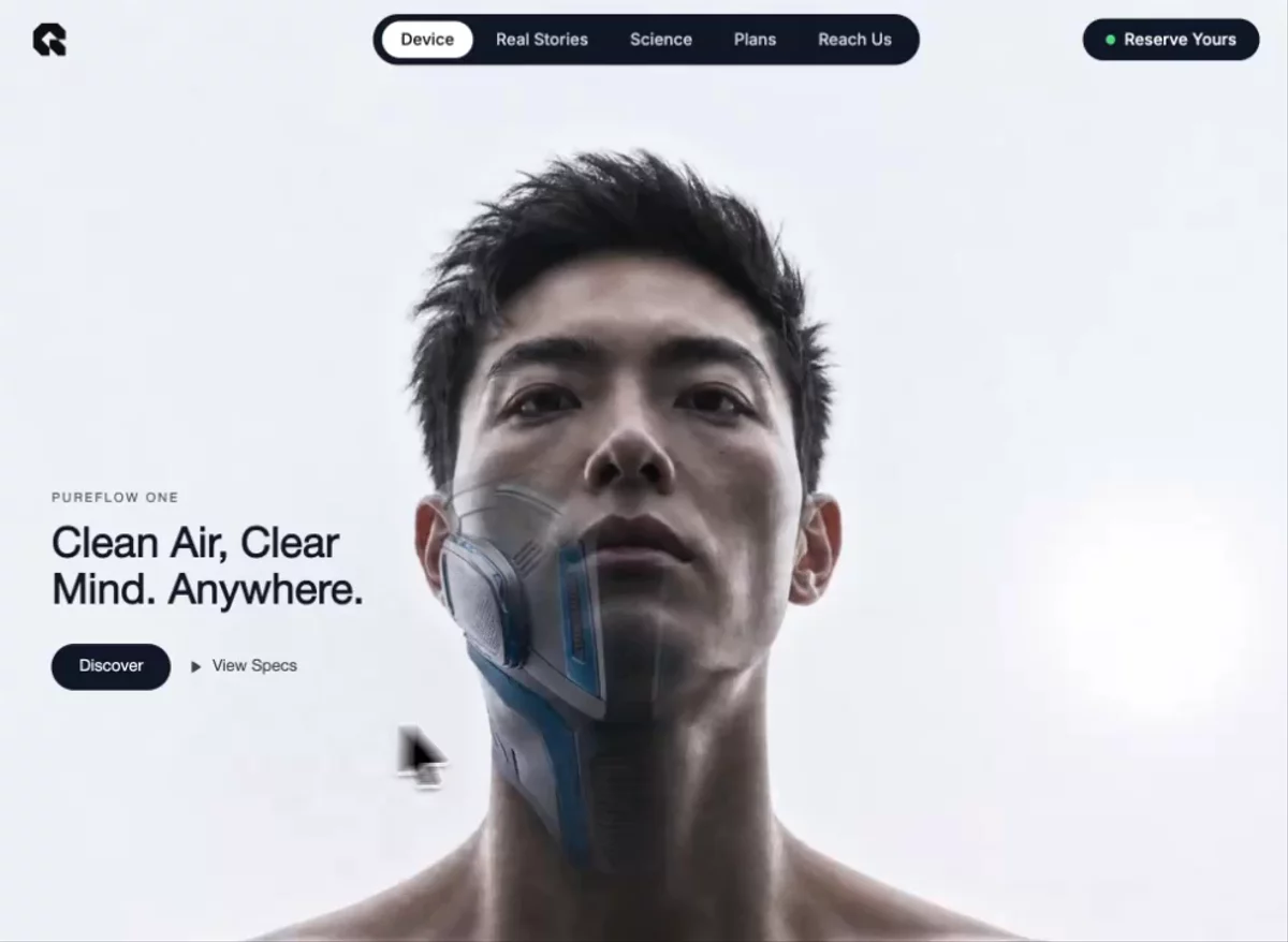 Reveal Hero &mdash; Hero Section website build-prompt