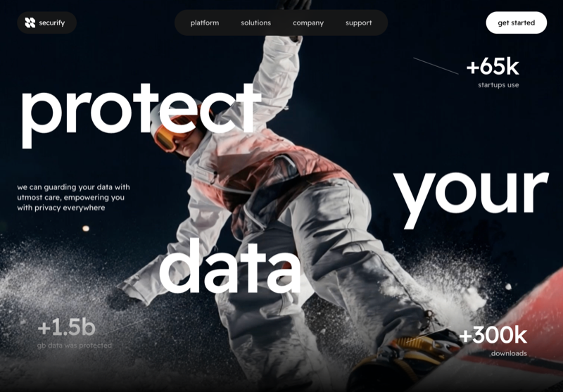 Securify Data Security &mdash; SaaS website build-prompt