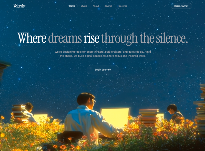Velorah &mdash; Agency website build-prompt