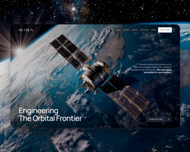 WISA Space &mdash; Hero Section website build-prompt